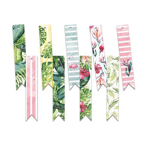 Decorative Tags - Let's flamingle - fanions