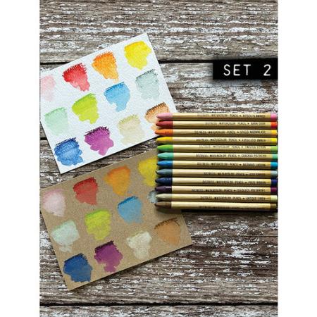 Distress Watercolor Pencils x12 - Set 2
