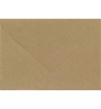 10 enveloppes A6 - Kraft foncé