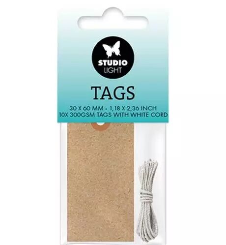 10 Tags 3 x 6 cm