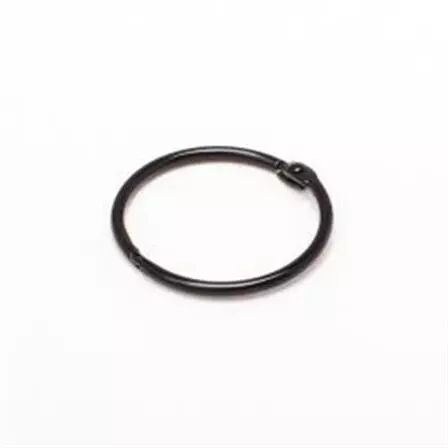 2 Anneaux de reliure brisés - Noir -  38 mm intérieur
