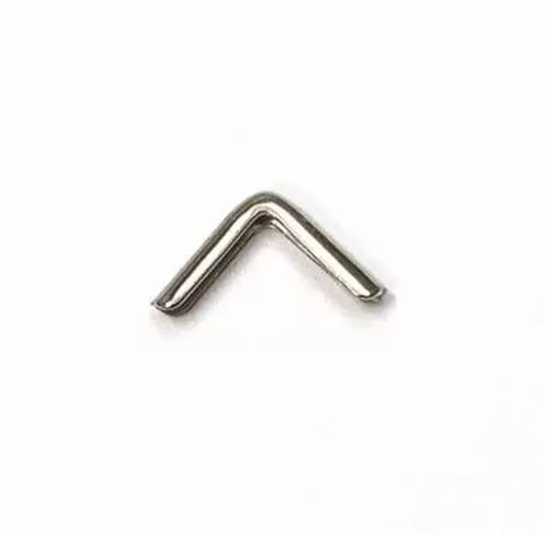 2 Coins m�tal ultra fin - argent