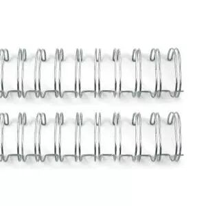 2 fils pour reliure 0,625 \  - argent -