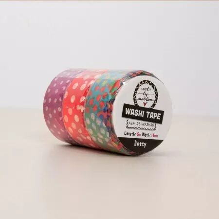 3 Masking tape - Dots - Art by Marlene