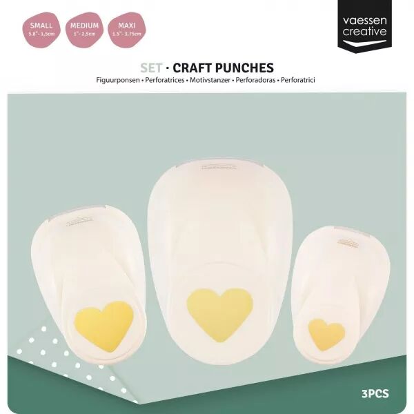3 Perfos - c�urs - Vaessen Creative