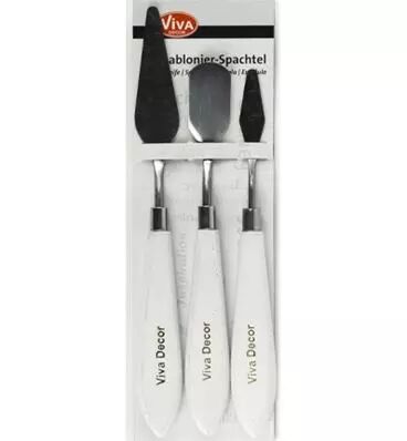 3 spatules / couteaux m�tal