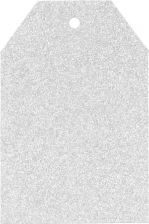 30 étiquettes glitter - Argent - Artemio