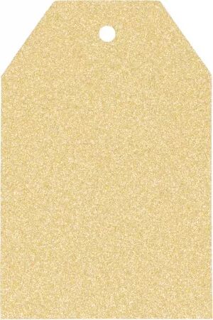 30 étiquettes glitter - Or - Artemio