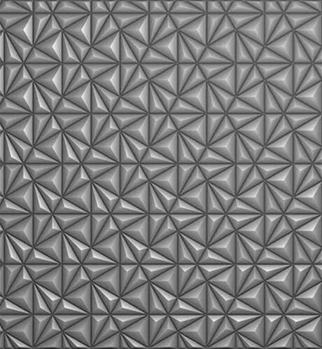 3D embossing folder - Origami Triangles