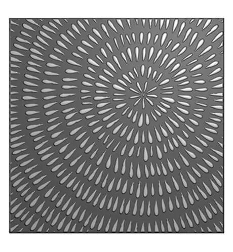 3D embossing folder - Sliced wood