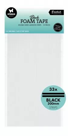 3D foam black - Mousses 3D - 3mm x 20 cm - Studio Light