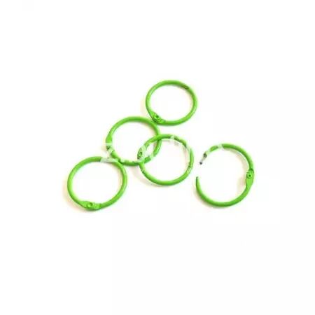 5 anneaux de reliure - Vert foncé - 25 mm intérieur