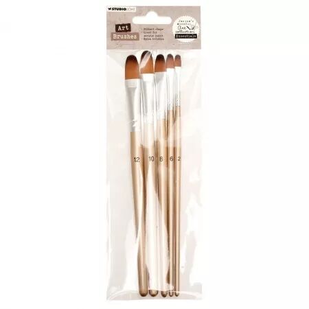 5 pinceaux plats - STUDIO LIGHT