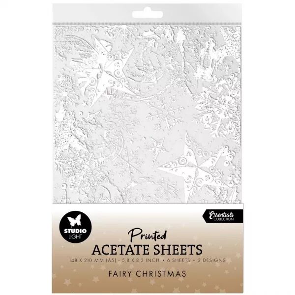Ac�tate A5 - Essentials - Fairy Christmas - x6 feuilles - Studio Light