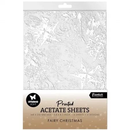 Acétate A5 - Essentials - Fairy Christmas - x6 feuilles - Studio Light