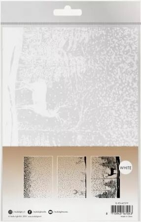 Acétate A5 - Essentials - Winter Wonderland -x6 feuilles - Studio Light