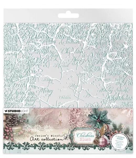 Acetate x6 - 20x20 - Christmas Blush - Studio Light