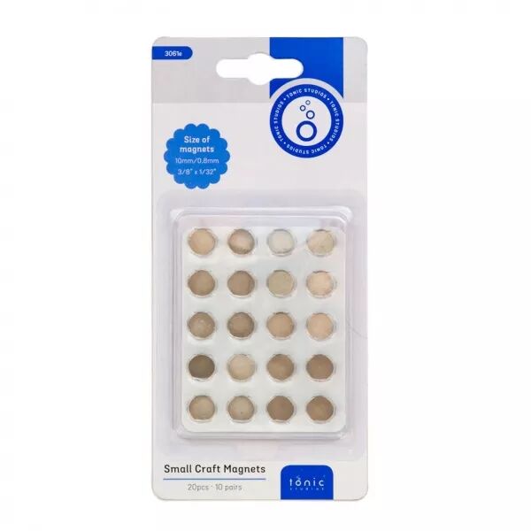 Aimants adh�sifs 10 mm - 20pcs - Tonic Studios � 