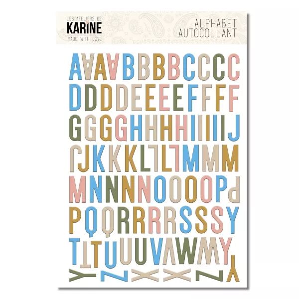Alphabet - Made with Love - collection Made with love - Les ateliers de Karine