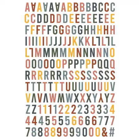 Alphabet relief - Bande Originale Face AB