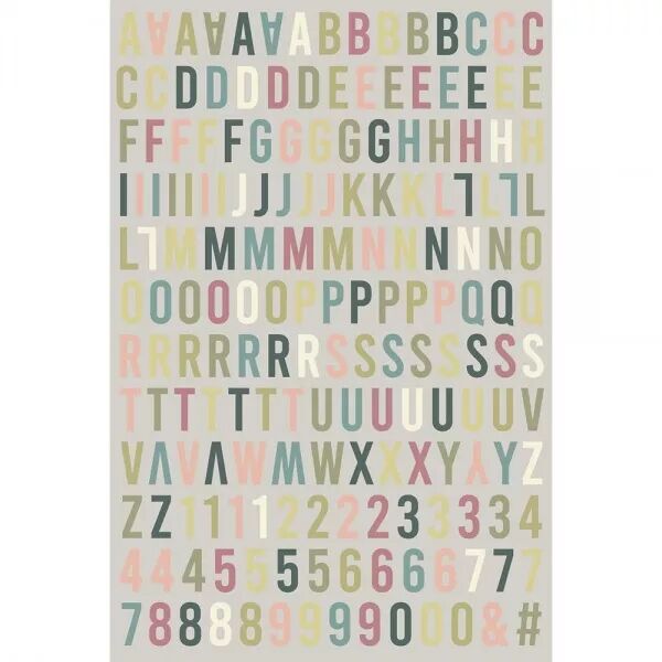 Alphabet relief Un �t� � Avonlea - HA PI Little Fox