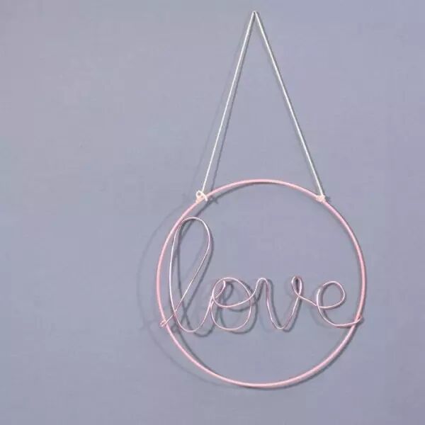 Anneau - 25 cm - rose