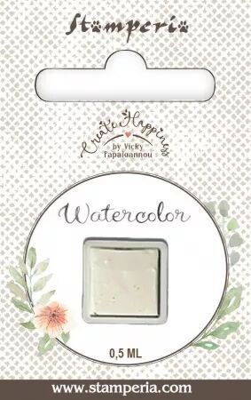 Aquarelle mini godet - Blanc