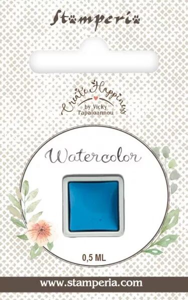 Aquarelle mini godet - Bleu c�rul�en