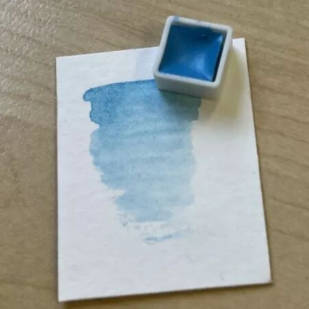 Aquarelle mini godet - Bleu c&eacute;rul&eacute;en