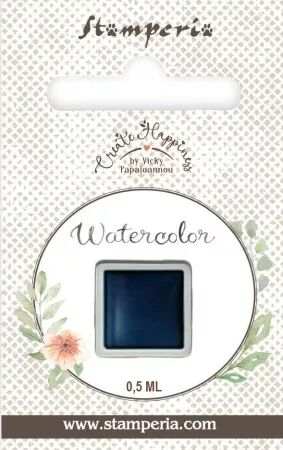 Aquarelle mini godet - Bleu marine