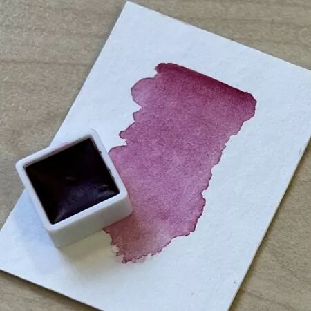 Aquarelle mini godet - Cramoisi