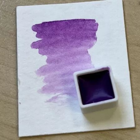 Aquarelle mini godet - Lilas