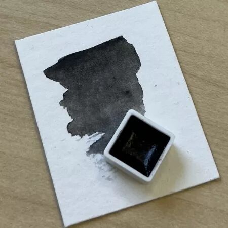 Aquarelle mini godet - Noir