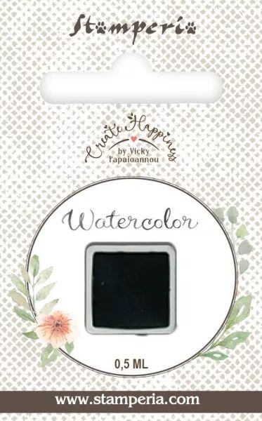 Aquarelle mini godet - Vert fonc�