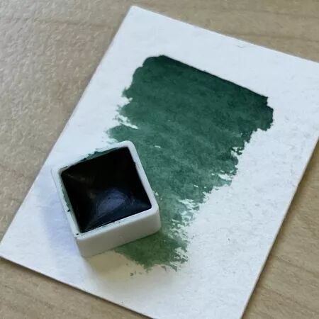 Aquarelle mini godet - Vert fonc&eacute;
