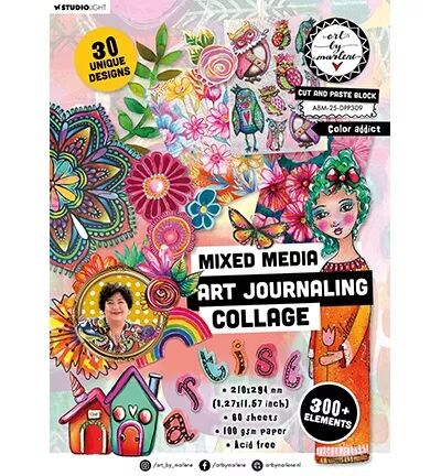 Art Journaling Collage A4 - Art by Marlene