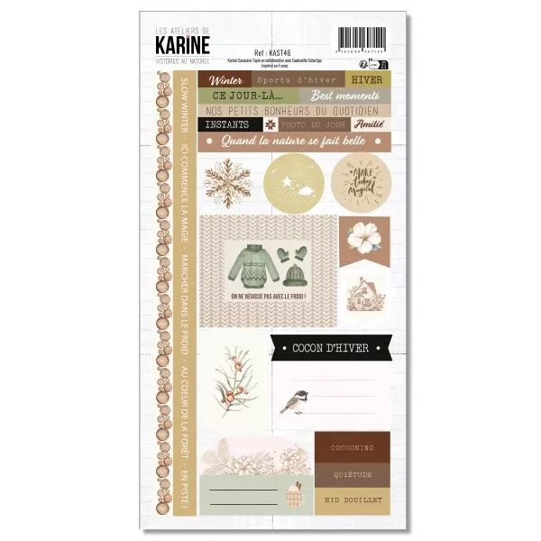 Autocollants 15x30cm - Histoires au naturel - Ateliers de Karine
