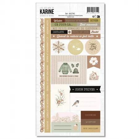 Autocollants 15x30cm - Histoires au naturel - Ateliers de Karine