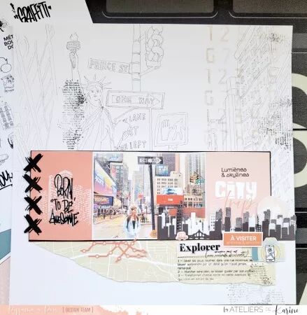 Autocollants 15x30cm - Urban Stories - Ateliers de Karine