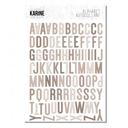 Autocollants Alphabet Multicolore - Histoires au naturel - Ateliers de Karine