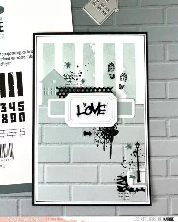 Autocollants transparents Noir & Blanc - Urban Stories - Ateliers de Karine