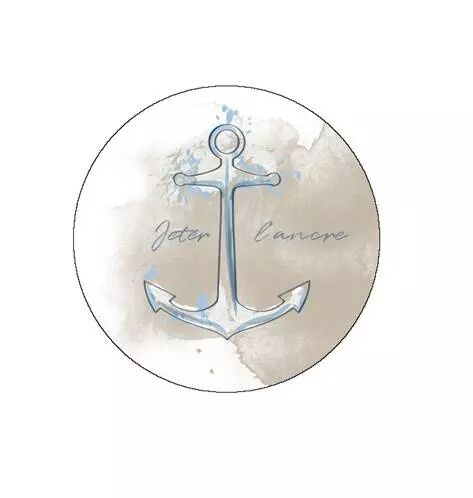 Badge - Entre terre et mer - Jeter l\'ancre