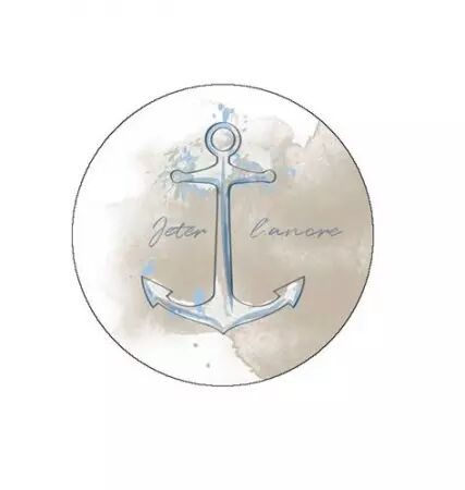 Badge - Entre terre et mer - Jeter l\'ancre