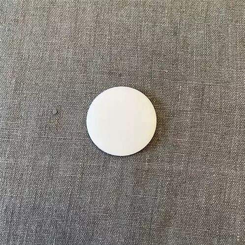 Badge � customiser - 3,7 cm - Papier aquarelle  - Sans �pingle