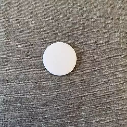 Badge � customiser - 3,7 cm - Papier aquarelle