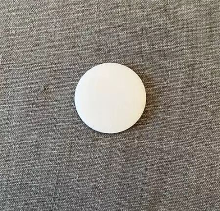 Badge à customiser - 4,5 cm - Papier aquarelle  - Sans épingle