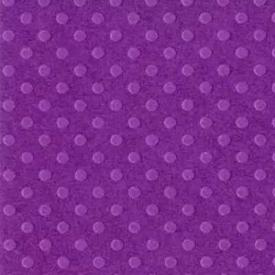 Bazzill Sweet Dots - emboss� - Plum Pudding