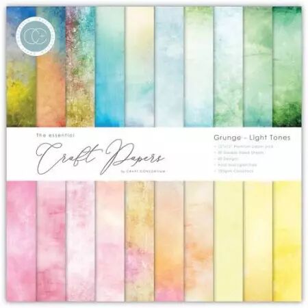 Bloc de papiers - 6 x 6 - Grunge Light Tones