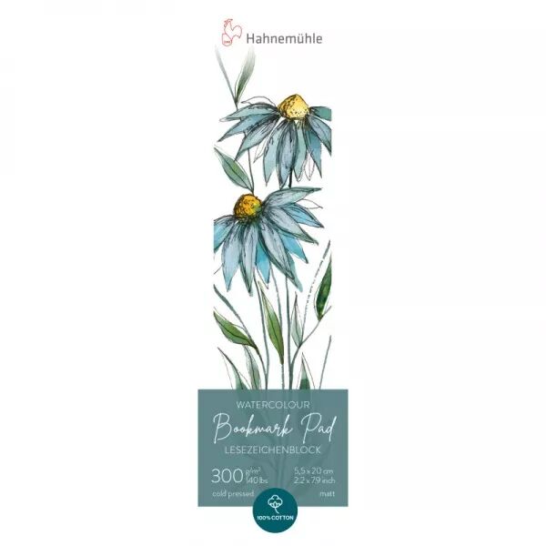 Bloc marque pages Expression  5,5x20 Hahnem�hle