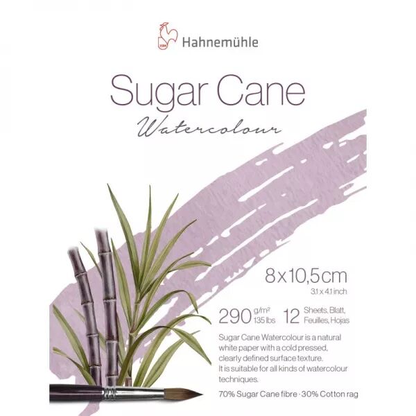 Bloc papier aquarelle - 8 x 10.5 cm - Sugar Cane